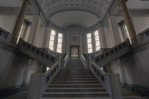 Adam X Urbex Urban Exploration Abandoned Germany Courthouse stairs staircase