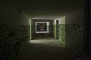 Adam X Urbex Urban Exploration Abandoned Germany Wunsdorf barracks soviet corridor store rooms basement