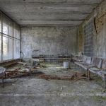 lobby reception waiting area Hospital 126 Chernobyl Pripyat Urbex Adam X Urban Exploration 2015 Abandoned decay lost forgotten derelict