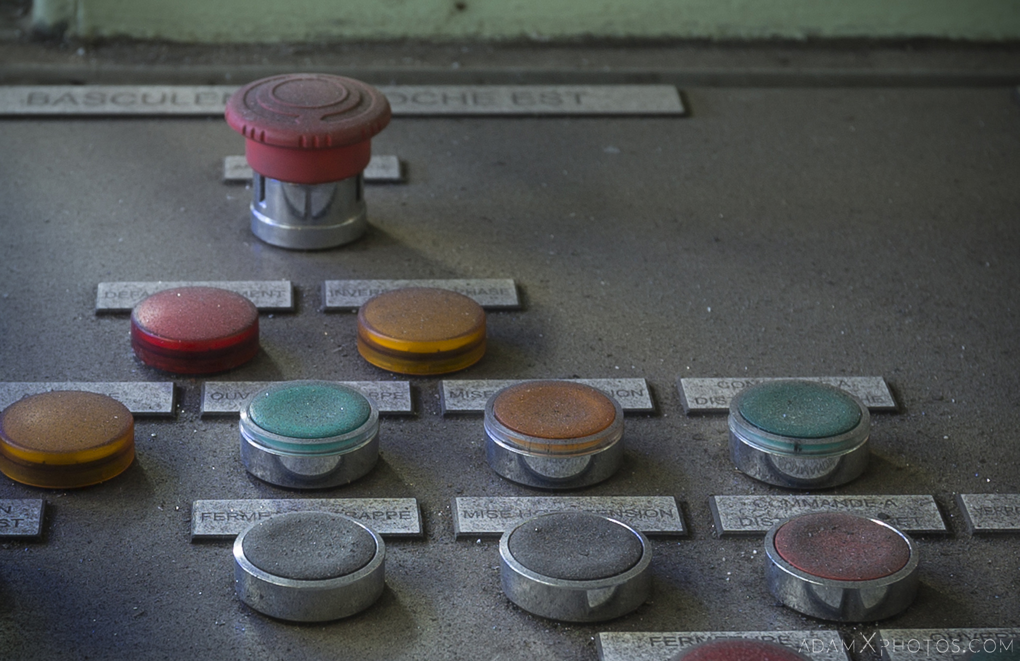 control room buttons HFX Florange Hayange ArcelorMittal blast furnaces steel works plant Industrial Industry Adam X Urbex Urban Exploration France Access 2017 Abandoned decay lost forgotten derelict location creepy haunting eerie