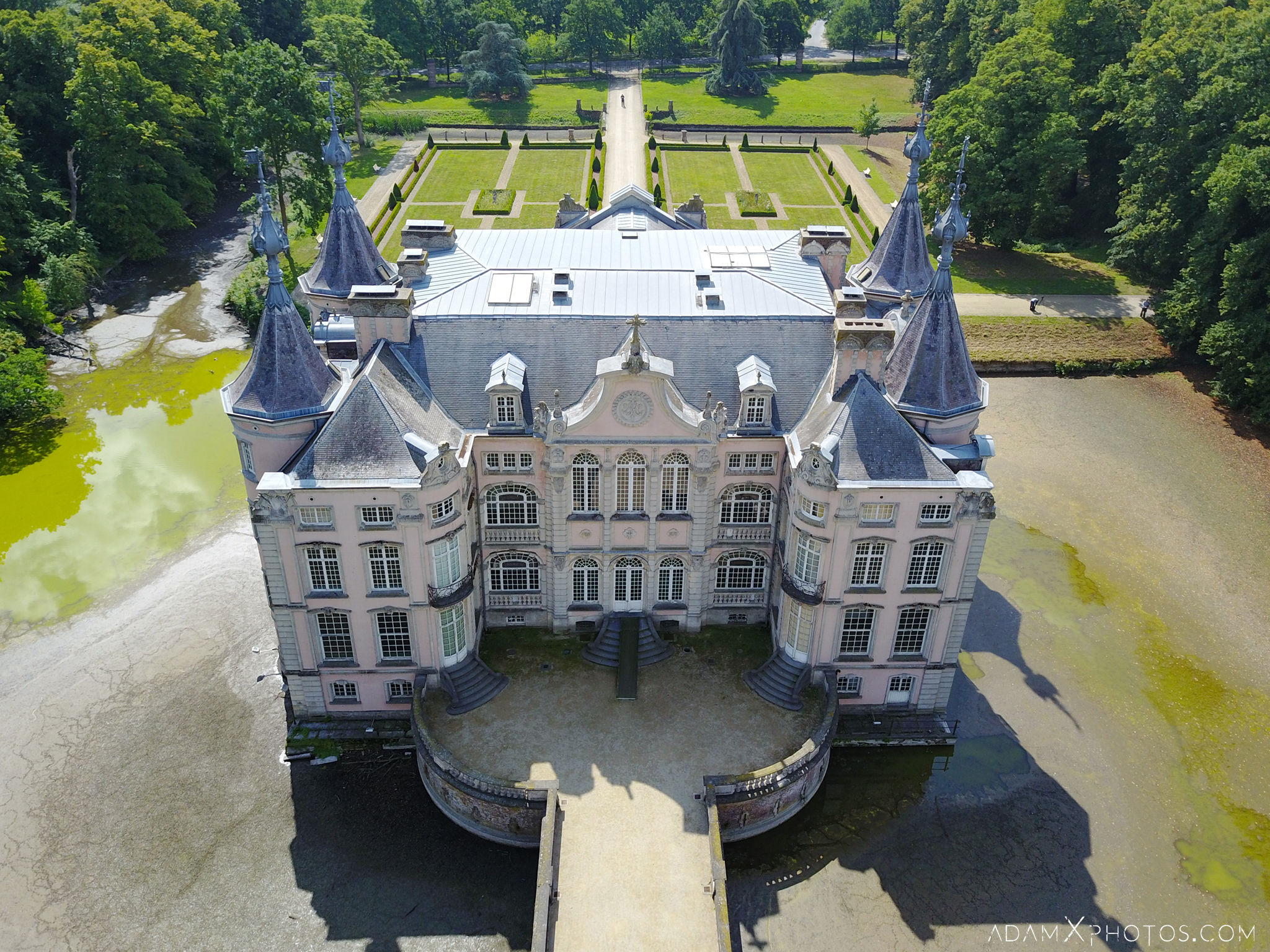 Chateau VP drone from above from the air mavic pro castle Adam X Urbex Urban Exploration Belgium Access 2017 Abandoned decay lost forgotten derelict location creepy haunting eerie