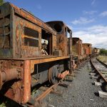 rusting freight train Abandoned Trains Waterside Dunaskin Adam X Urbex Urban Exploration Access 2018 Abandoned decay lost forgotten derelict location creepy haunting eerie