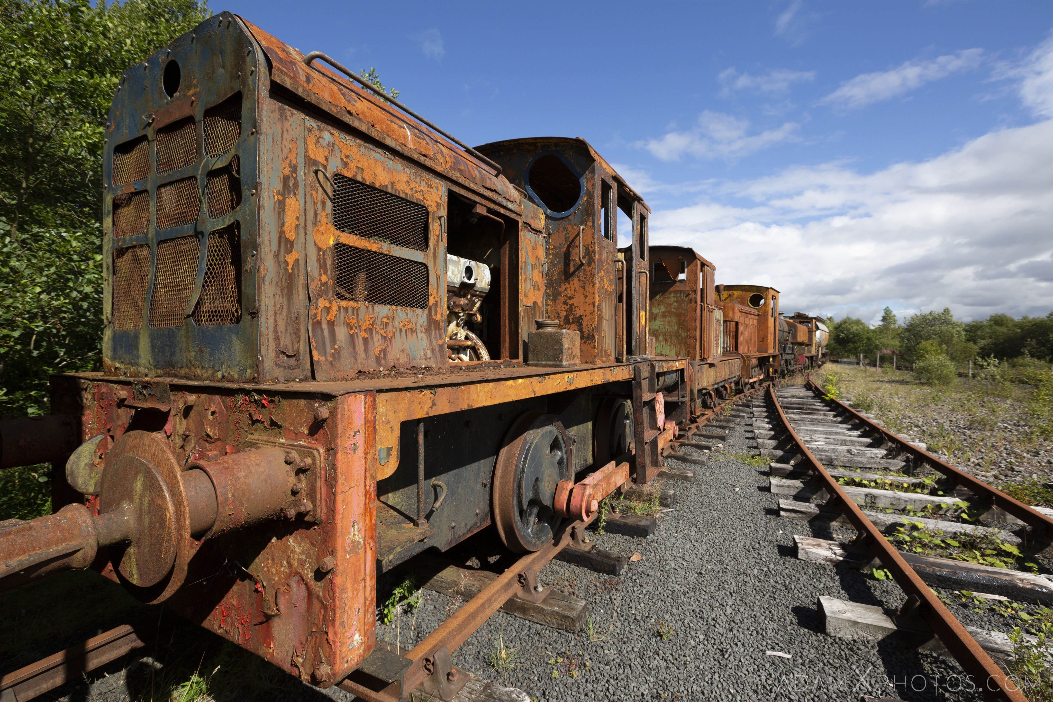 rusting freight train Abandoned Trains Waterside Dunaskin Adam X Urbex Urban Exploration Access 2018 Abandoned decay lost forgotten derelict location creepy haunting eerie