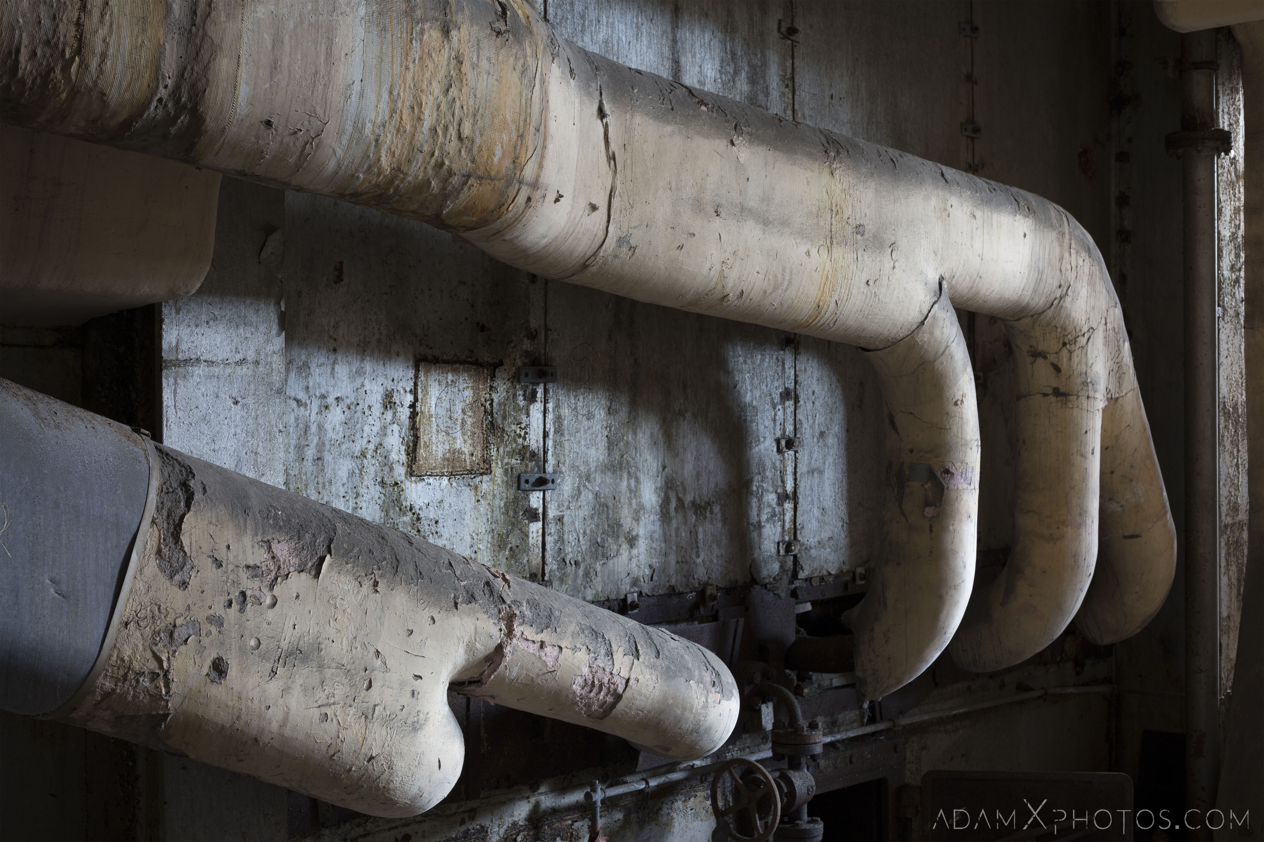 Ducts vents pipes Ardeer Power Station ICI Nobel Scotland Adam X Urbex Urban Exploration Access 2018 Abandoned decay ruins lost forgotten derelict location creepy haunting eerie